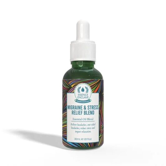 Migraine & Stress Relief Essential Oil Blend | Natural Treatment for Tension, anxiety, headache & one-sided headache |