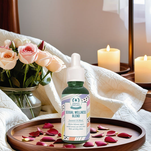 Intimacy Wellness Essential Oil Blend Natural Lubricant, Reduce Stress & Delayed Climax - Essence Enclave