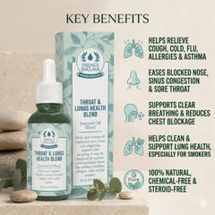 Throat & Lungs Health Essential Oil Blend - Essence Enclave