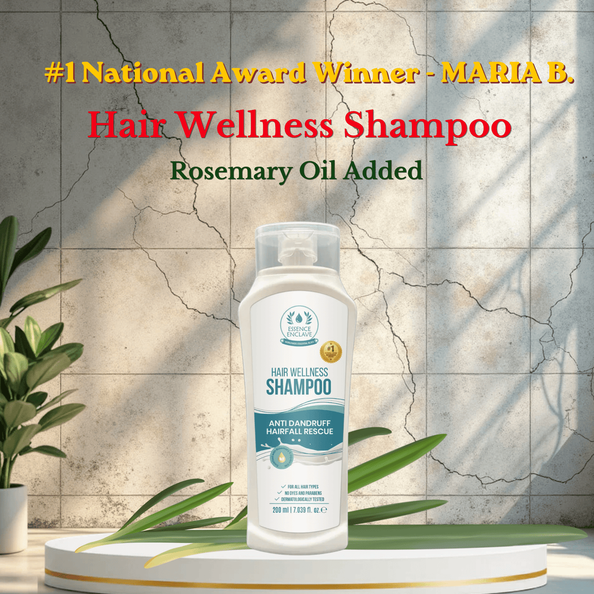 100% Herbal Shampoo- Rosemary Added (your last option for beautiful hairs) - Best Seller - Essence Enclave