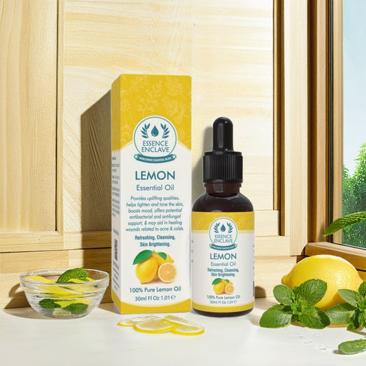 Lemon Essential Oil 100% Pure 30ml: Essence-Enclave