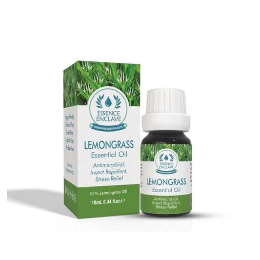 Lemongrass Essential Oil 100% Pure 10ml Essence-Enclave
