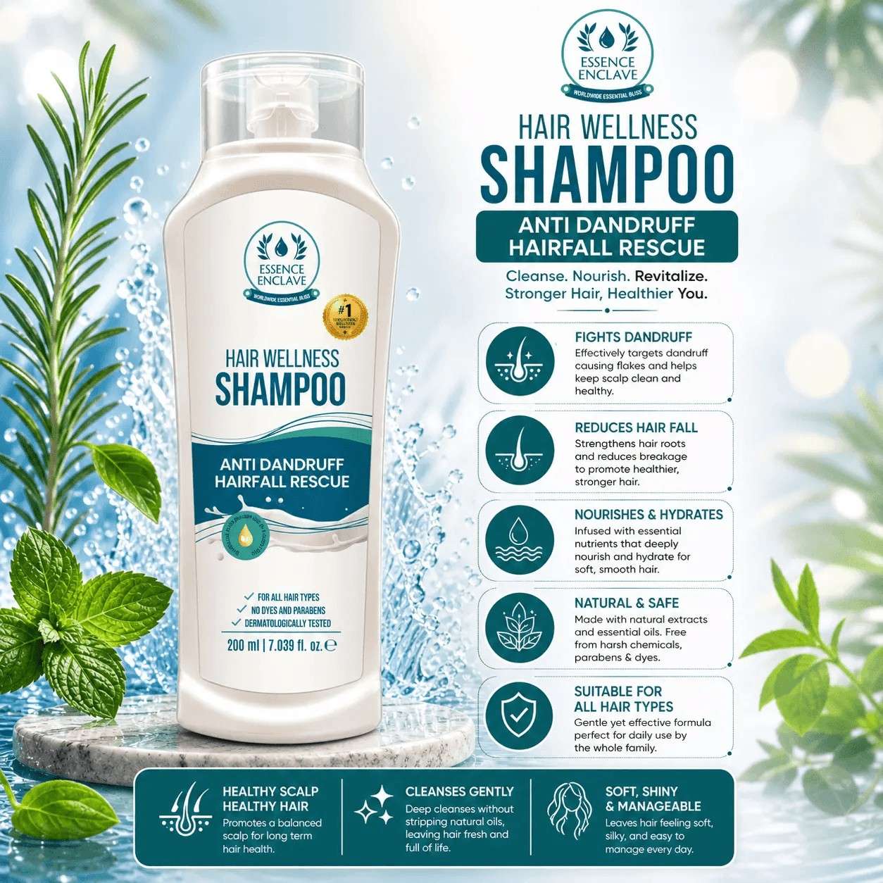 Hair wellness shampoo (your last option for hair growth)