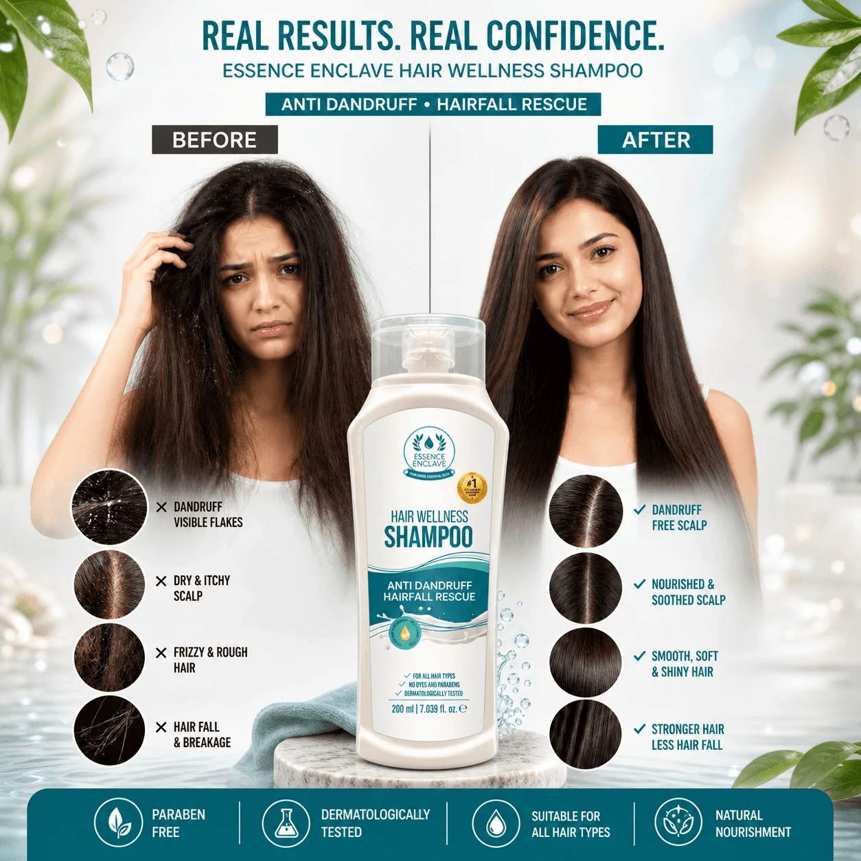 Hair wellness shampoo (your last option for hair growth)