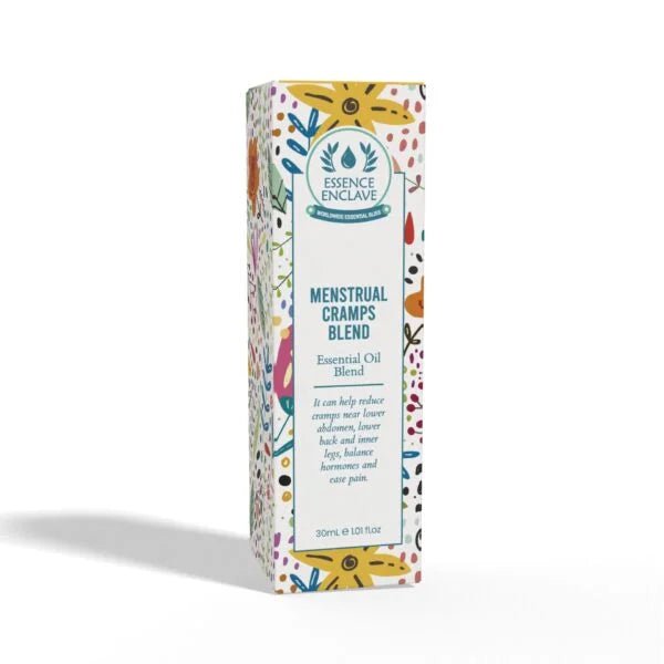 Menstrual Cramps Relief Essential Oil Blend Natural Treatment for Period Pain - Essence Enclave