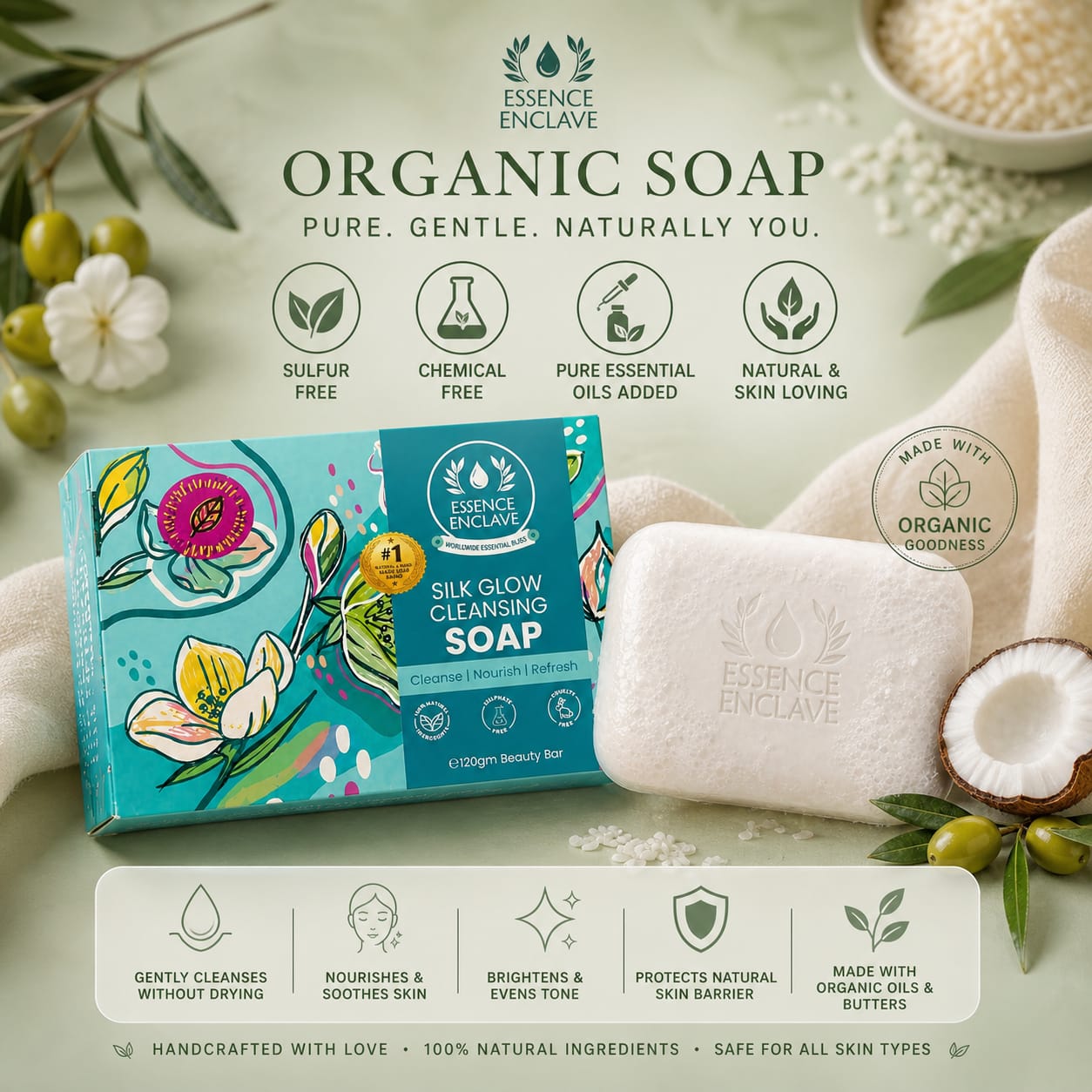 Organic Soap – Pure Care for Your Skin - Essence Enclave
