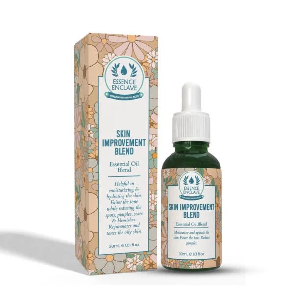 Skin Improvement Essential Oil Blend Acne Fighter, Zero Pimples with Glowing Skin - Essence Enclave
