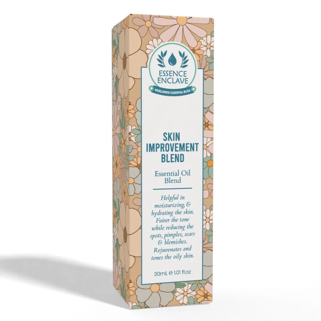 Skin Improvement Essential Oil Blend Acne Fighter, Zero Pimples with Glowing Skin - Essence Enclave