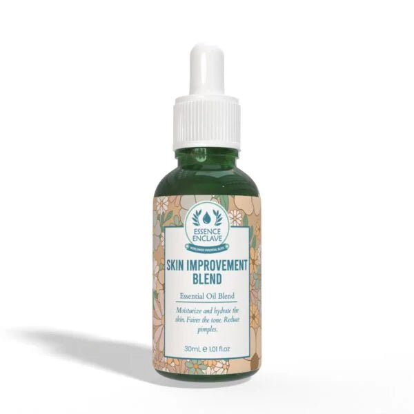 Skin Improvement Essential Oil Blend Acne Fighter, Zero Pimples with Glowing Skin - Essence Enclave