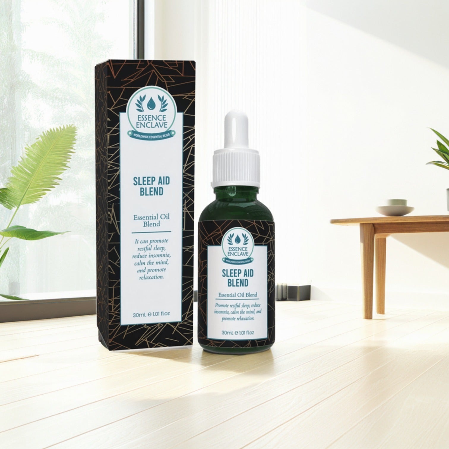 Sleep Aid Essential Oil Blend Natural Treatment for Sleep Deprivation & Insomnia - Essence Enclave